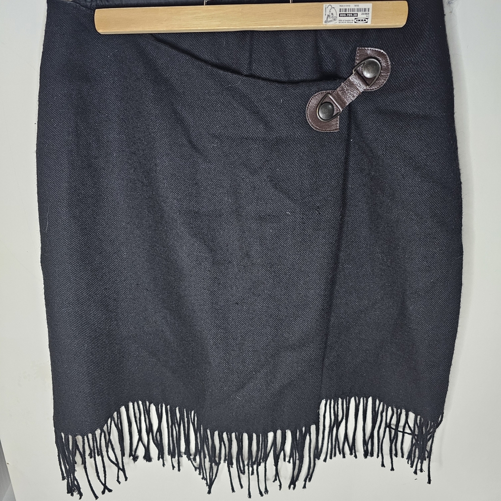Chic Black & Brown Fringe Midi Skirt 25 For 2 Can Be Sold Separetly